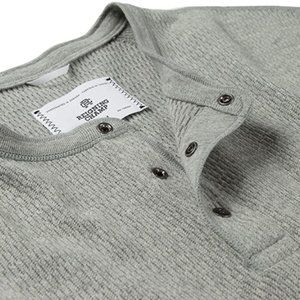 Reigning Champ (S) Henley x 2 - Navy & Grey